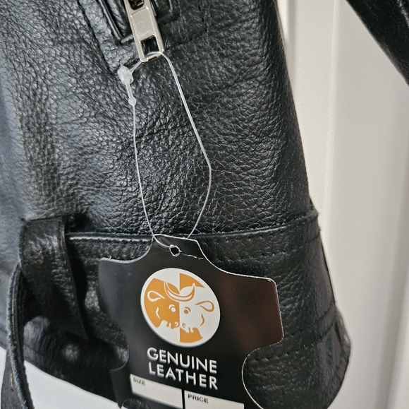 Leather Motorcycle Jacket - Picture 4 of 8